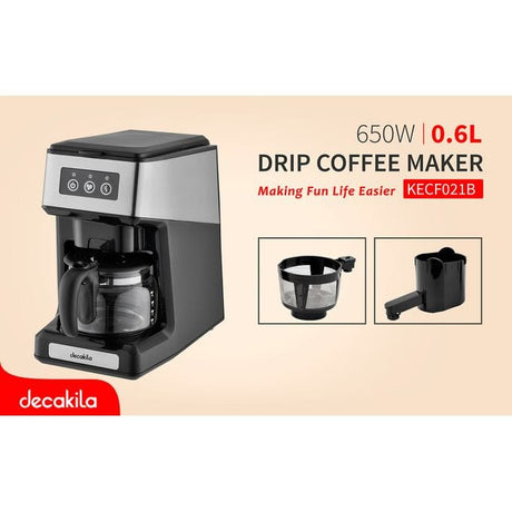 Decakila Kitchen Appliances Decakila Coffee Machine with Grinder 650W - KECF021B