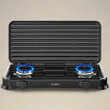 Decakila Kitchen Appliances Decakila Double Burner Gas Stove - KMGS008B