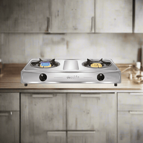Decakila Kitchen Appliances Decakila Double Burner Table Top Gas Stove - KMGS013M