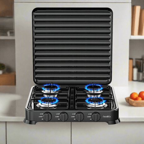 Decakila Kitchen Appliances Decakila Four Burner Gas Stove - KMGS010B