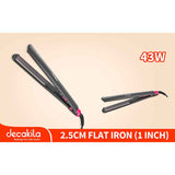 Decakila Home Accessories Decakila Hair Straightener 43W - KEHS034B