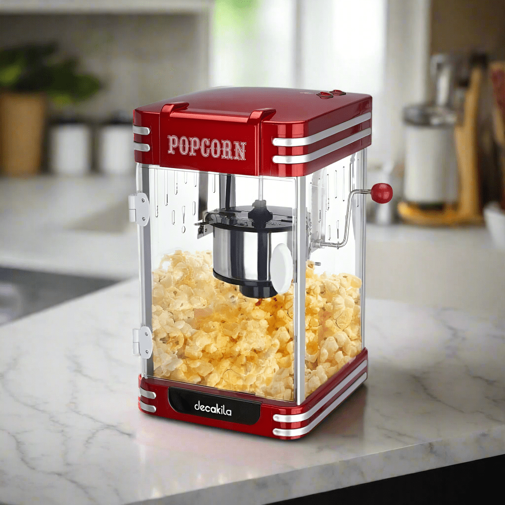 Decakila Kitchen Appliances Decakila Kettle Popcorn Maker 310W Small Size - KETT019R