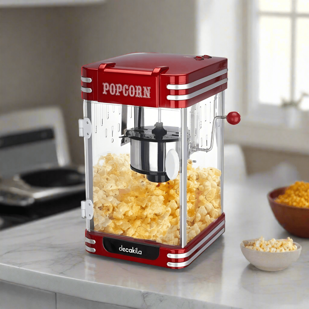 Decakila Kitchen Appliances Decakila Kettle Popcorn Maker 310W Small Size - KETT019R
