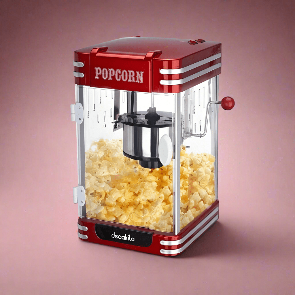 Decakila Kitchen Appliances Decakila Kettle Popcorn Maker 310W Small Size - KETT019R