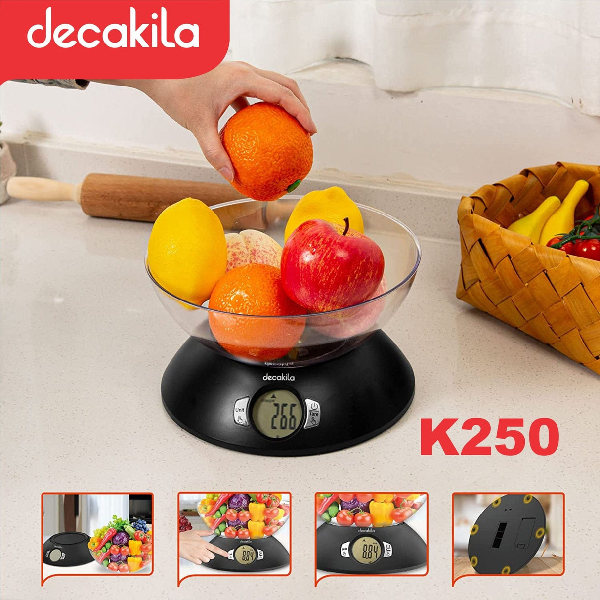 Decakila Kitchen Appliances Decakila Kitchen Scale - KMTT012B