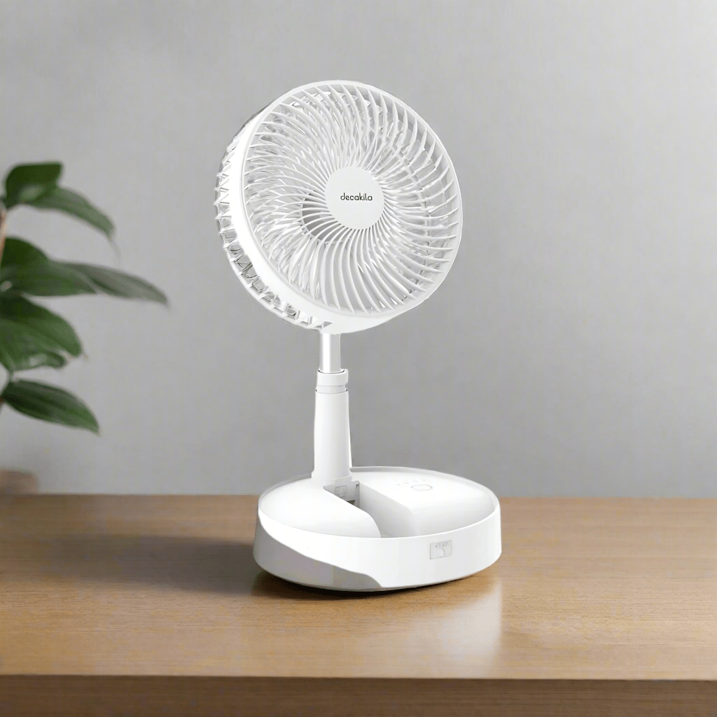 Decakila Fan & Cooler Decakila Rechargeable Mini Telescopic Fan - KMFC014W