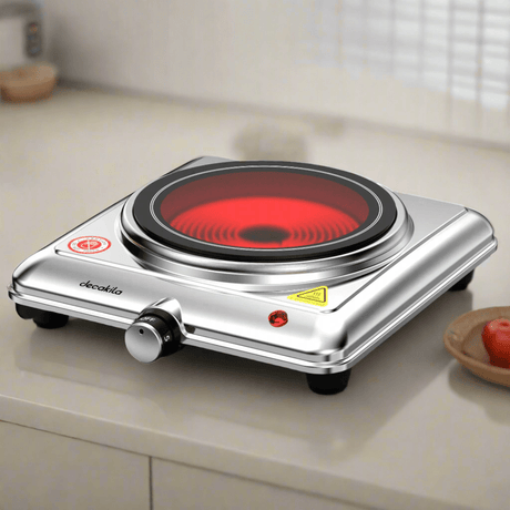 Decakila Kitchen Appliances Decakila Single Ceramic Hot Plate 1200W - KECC012M