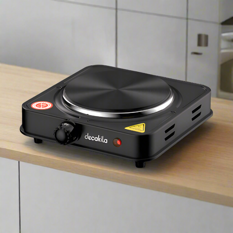Decakila Kitchen Appliances Decakila Single Hot Plate 1000W - KECC004B