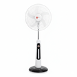Decakila Fan & Cooler H&A 18-Inch Rechargeable Standing Fan with Remote, LED Light & USB Port - 300A-18