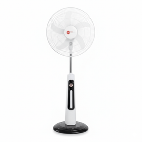 Decakila Fan & Cooler H&A 18-Inch Rechargeable Standing Fan with Remote, LED Light & USB Port - 300A-18