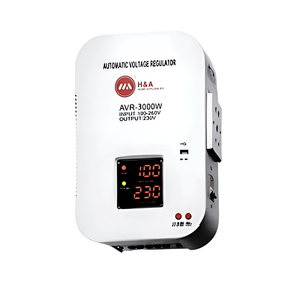 Decakila Power Management & Protection H&A 3000W Digital Wall-Mounted Voltage Regulator Stabilizer - H&A-WM-3000W