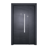 Decordin Security & Entrance Doors Full-Metal All-Weather Security Entrance Door with Mono Lock