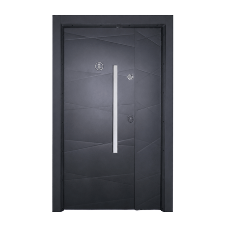 Decordin Security & Entrance Doors Full-Metal All-Weather Security Entrance Door with Mono Lock