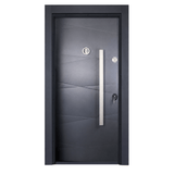 Decordin Security & Entrance Doors Full-Metal All-Weather Security Entrance Door with Mono Lock