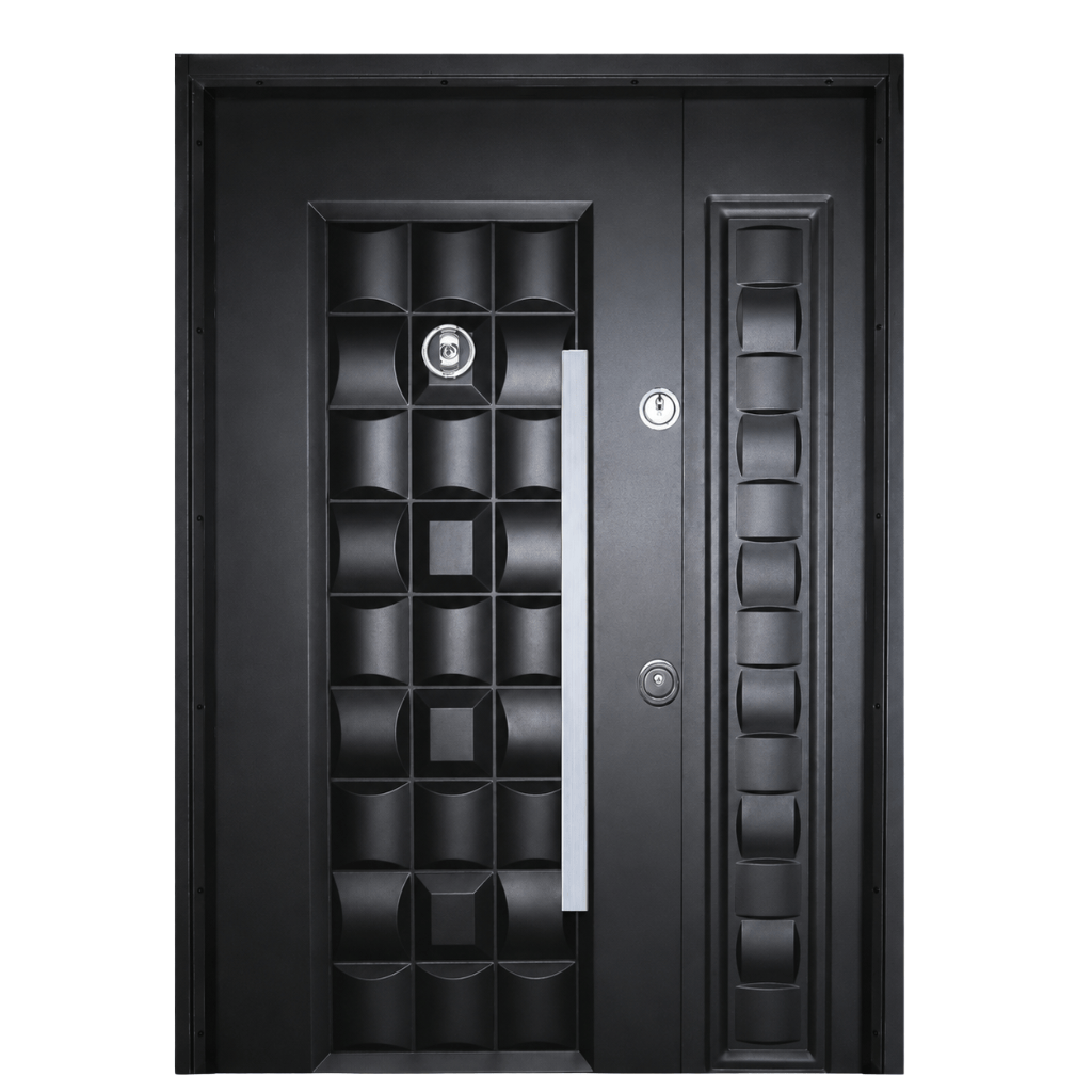 Decordin Security & Entrance Doors Full-Metal All-Weather Security Entrance Door with Mono Lock