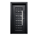 Decordin Security & Entrance Doors Full-Metal All-Weather Security Entrance Door with Mono Lock