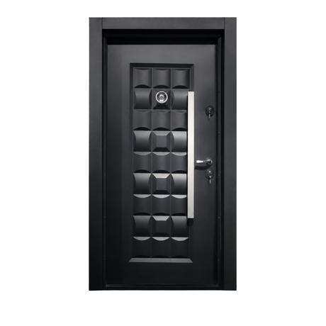 Decordin Security & Entrance Doors Full-Metal All-Weather Security Entrance Door with Mono Lock