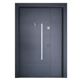 Decordin Security & Entrance Doors Full-Metal All-Weather Security Entrance Door with Mono Lock