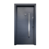 Decordin Security & Entrance Doors Full-Metal All-Weather Security Entrance Door with Mono Lock