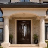 Decordin Security & Entrance Doors Full-Metal All-Weather Security Entrance Door with Mono Lock