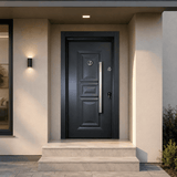 Decordin Security & Entrance Doors Full-Metal All-Weather Security Entrance Door with Mono Lock