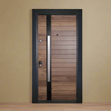 Decordin Security Doors Laminox Dark Brown Single Door - PMR-014