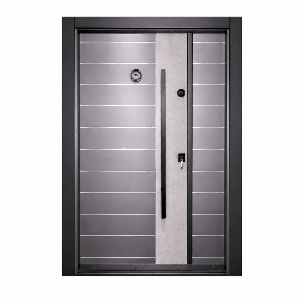 Decordin Security & Entrance Doors Laminox Wood-Finish Security Entrance Door with Mono Lock