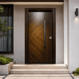 Decordin Security & Entrance Doors Laminox Wood-Finish Security Entrance Door with Mono Lock