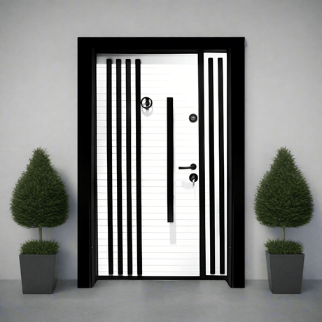 Decordin Security Doors PVC Laminox Portal One & Half Door - PMR-013