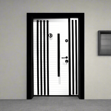 Decordin Security Doors PVC Laminox Portal One & Half Door - PMR-013