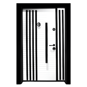 Decordin Security Doors PVC Laminox Portal One & Half Door - PMR-013