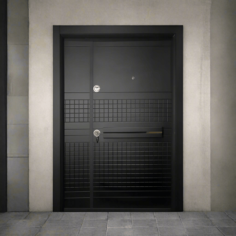 Decordin Security Doors PVC Laminox Portal One & Half Door - PMR-016