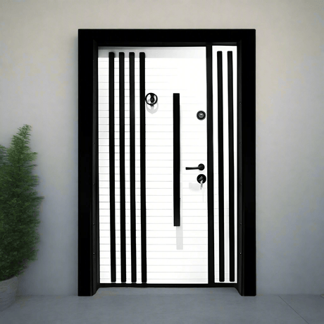 Decordin Security Doors PVC Laminox Single Door - PMR-013