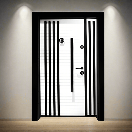 Decordin Security Doors PVC Laminox Single Door - PMR-013