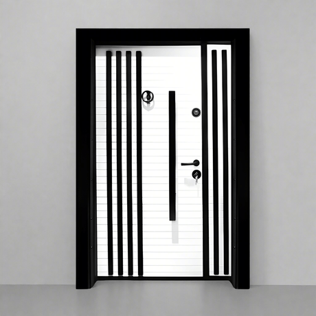 Decordin Security Doors PVC Laminox Single Door - PMR-013