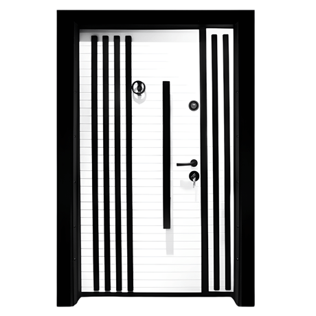 Decordin Security Doors PVC Laminox Single Door - PMR-013