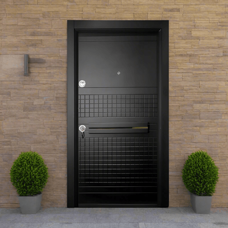 Decordin Security Doors PVC Laminox Single Door - PMR-016