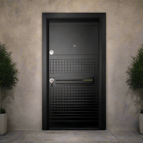 Decordin Security Doors PVC Laminox Single Door - PMR-016
