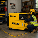 Dehray Generator Dehray 5.0KVA Single Phase Diesel Generator with Digital I-AVR – RDE6700TAI