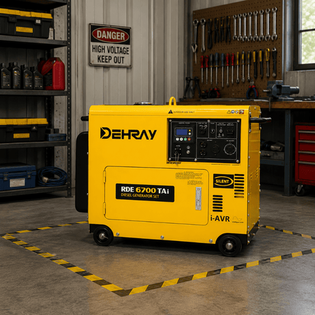 Dehray Generator Dehray 5.0KVA Single Phase Diesel Generator with Digital I-AVR – RDE6700TAI