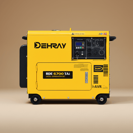 Dehray Generator Dehray 5.0KVA Single Phase Diesel Generator with Digital I-AVR – RDE6700TAI