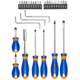 Wadfow 30-Piece Screwdriver Set - WSS1430