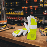 Dyllu Work Gloves Dyllu 10.5" Leather Gloves - DTLG0105