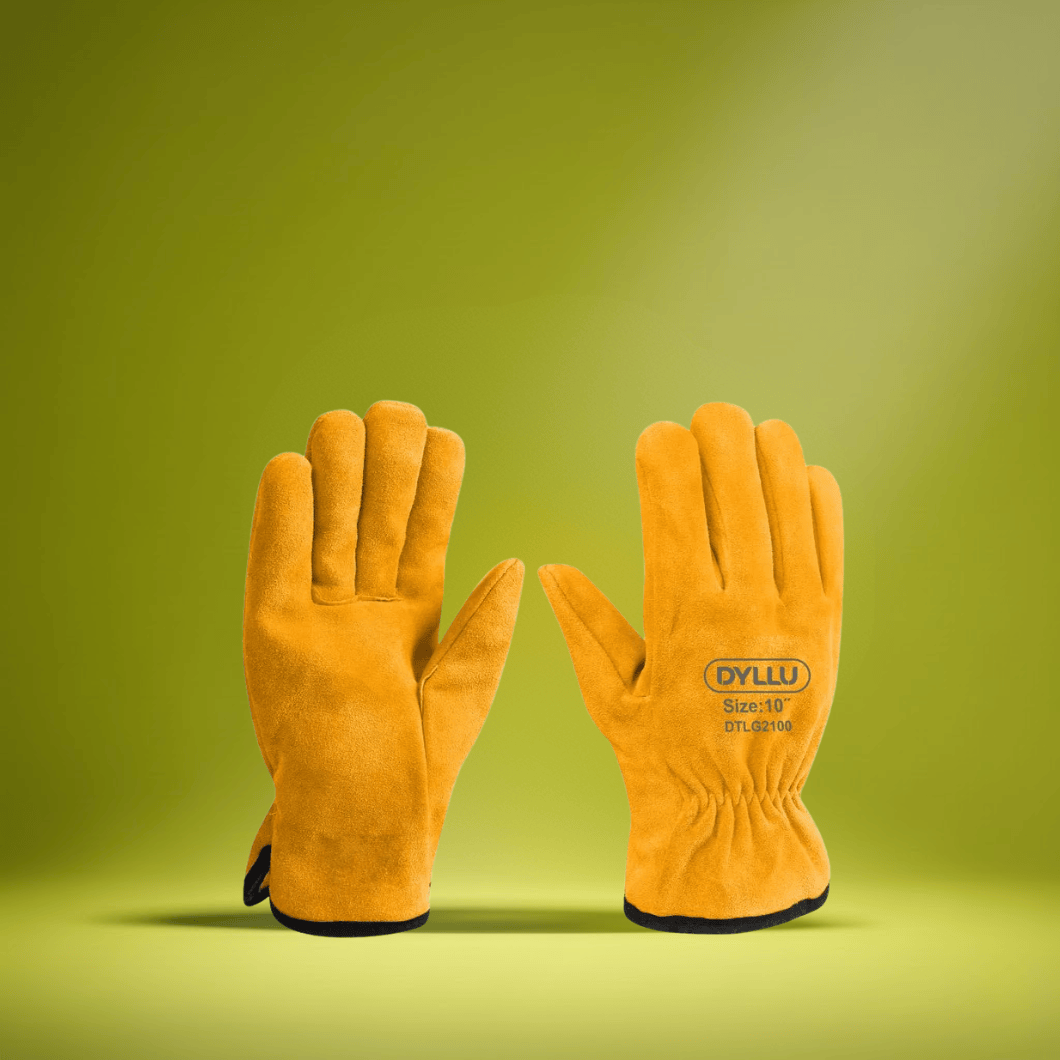 Dyllu Work Gloves Dyllu 10" Leather Gloves - DTLG2100