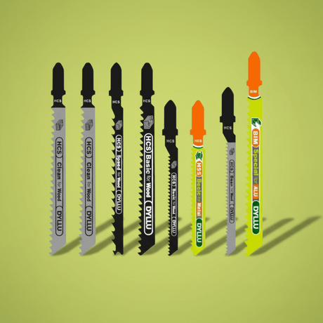 Dyllu Saw Blades Dyllu  10-Piece Multi-TPI Jig Saw Blades For Wood -  DTJB3K11