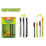 Dyllu Saw Blades Dyllu  10-Piece Multi-TPI Jig Saw Blades For Wood -  DTJB3K11