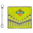 Dyllu Wrenches Dyllu 10-Piece Offset Ring Spanner Set  - DTFS5M10