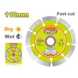 Dyllu Grinding & Cutting Wheels Dyllu 110(4 3/8"") X 20mm Dry Diamond Disc - DTDC1K01