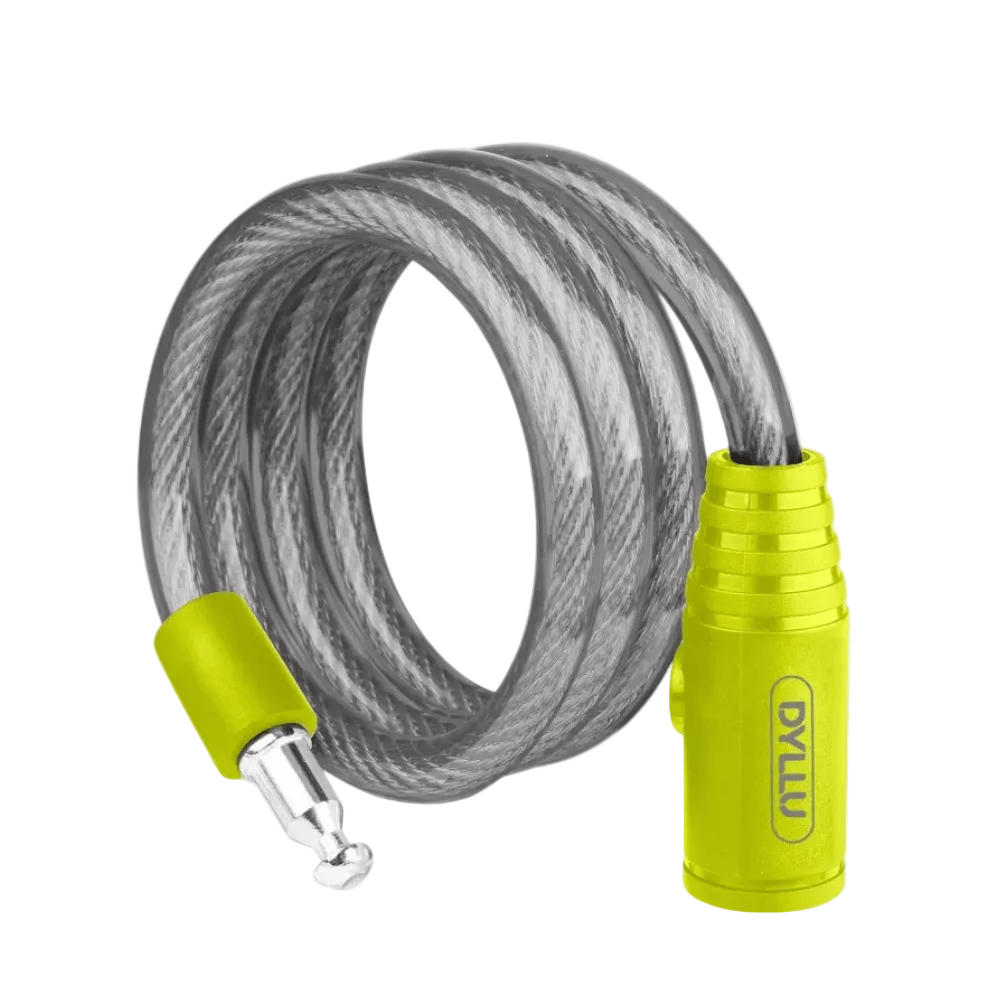 Dyllu Padlocks & Accessories Dyllu 12x1200mm Bicycle Cable Lock - DTBK1112