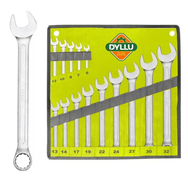 Dyllu Wrenches Dyllu 14-Piece Combination Spanner Set 6-32mm - DTSP1M14